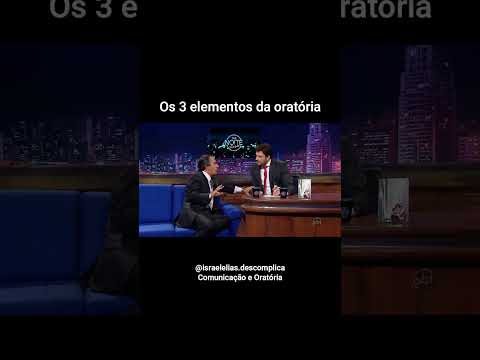 3 Elementos da Oratória | Comunicação