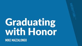 Graduating with Honor