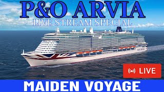 Ships TV - Brand New Maiden Voyage P&O Arvia Departing Port of Southampton