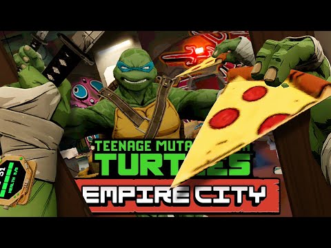 First Look at TEENAGE MUTANT NINJA TURTLES VR! TMNT Empire City Gameplay