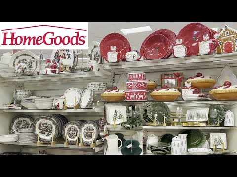 HomeGoods Natal | Compre comigo | Decoração de férias | HomeGoods Decoração de Natal 2023|Marshalls