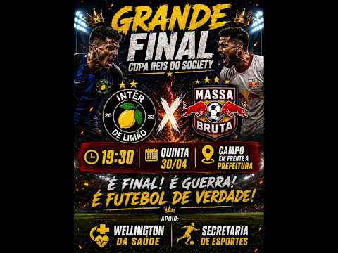 HOJE tem FINAL 🏆⚽ em Aperibé-RJ #copa #reis #do #society 30/04/2026 #fut7 #fut7brasil #futebol