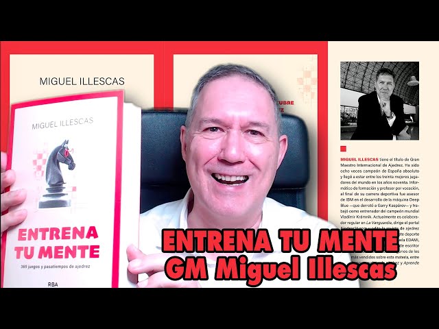 Vídeo relacionado con Entrena tu mente: 365 juegos y pasatiempos de ajedrez (Libros de práctica)