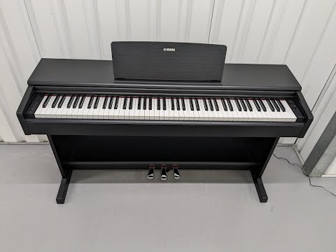 Yamaha Arius YDP-145 digital piano in satin black finish stock number 23347