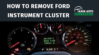 How to Remove Instrument Cluster from Ford Freestar, Freestyle, or Taurus for Gauge Repair | TAE