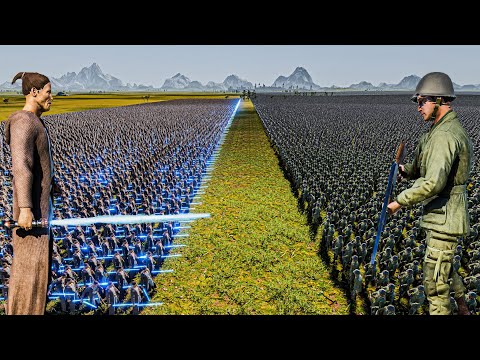 20.000 JEDI vs 1.5 MILLION SHOTGUN SOLDIERS - Ultimate Epic Battle Simulator 2 UEBS 2