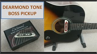 Video thumbnail for DeArmond Tone boss - sound hole pickup review and install by Din Vision