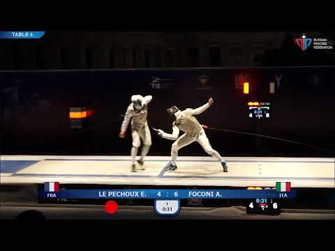 Foil of Saint-Petersburg 2019, T4 Foconi (ITA) - Le Pechoux (FRA)