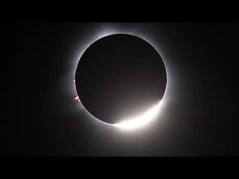 2023.04.20 Total solar eclipse in Exmouth, Australia : 4K telescope video.