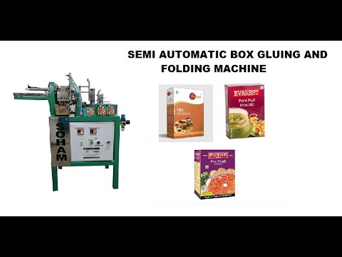 Adjustable Box Gluing Machine