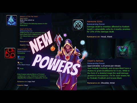 First Look at New Legendary Powers for Mages in Patch 9.1 Shadowlands - I am Disappointed!
