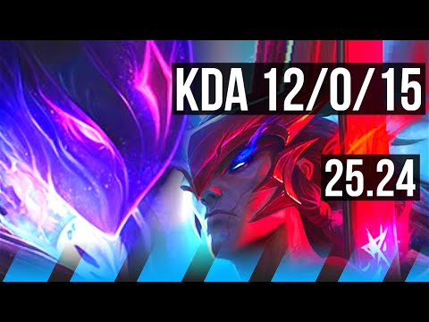 ORIANNA vs YONE (MID) | 12/0/15 | KR Master | 25.24