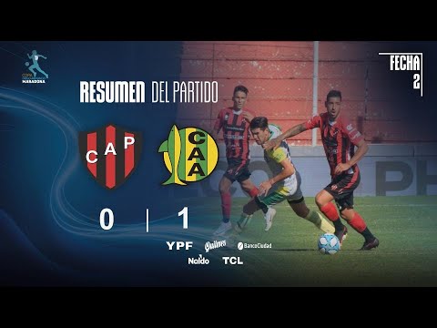 Copa Diego Maradona | Fases | Fecha 2 | resumen de Patronato - Aldosivi