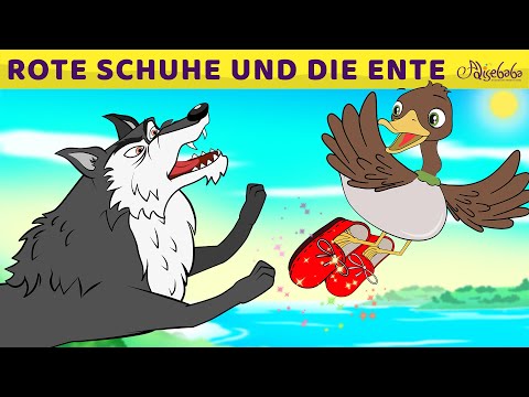 Rote Schuhe und Die Ente | Märchen für Kinder | Gute Nacht Geschichte