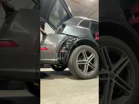 Audi SQ5 rear bumper removal