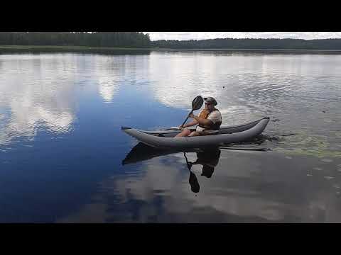 Миниатюра изображения товара Байдарка Merman 430/2 двухместная (серо-оранжевый)