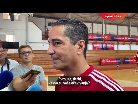 "Razgovaraću sa Bjelicom, samo derbi da prođe!" Trener Zvezde obradovao navijače pred derbi