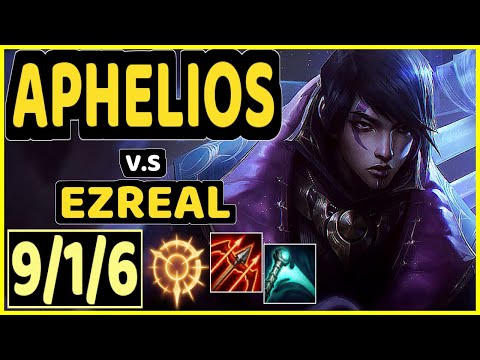 JUZINHO (APHELIOS) vs EZREAL - 9/1/6 KDA BOTTOM ADC CHALLENGER GAMEPLAY - BR