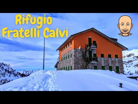 Rifugio Fratelli Calvi 2015 Mt da Carona  GIUSTO UN PO' DI NEVE...