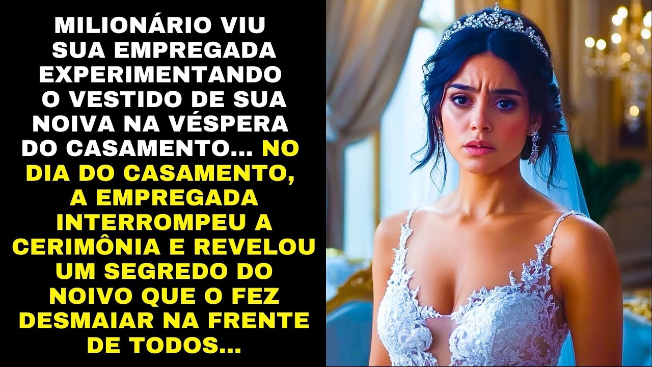 MILIONÁRIO VIU SUA EMPREGADA EXPERIMENTANDO O VESTIDO DE SUA NOIVA NA VÉSPERA DO CASAMENTO...