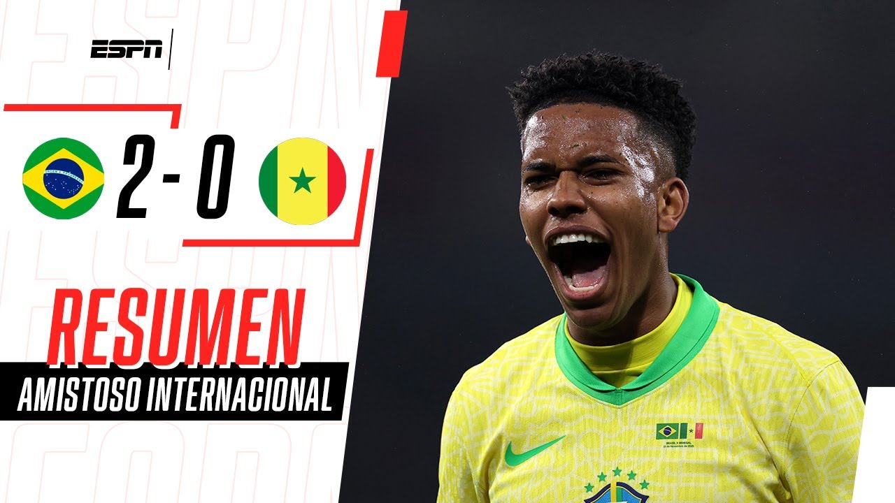 LA SELECCIÓN DE CARLETTO SIGUE GANANDO Y ESTÁ CADA VEZ MEJOR | Brasil 2-0 Senegal | RESUMEN