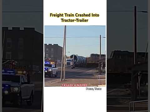 Train Derails in Pecos, Texas: 1 Killed, 4 Injured #TrainDerailment #PecosTexas #Accident #Safety