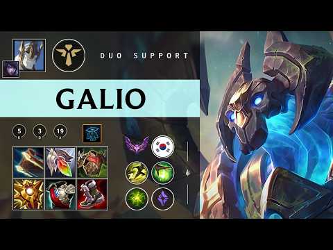 Galio Support vs Bard - KR Master Patch 26.03