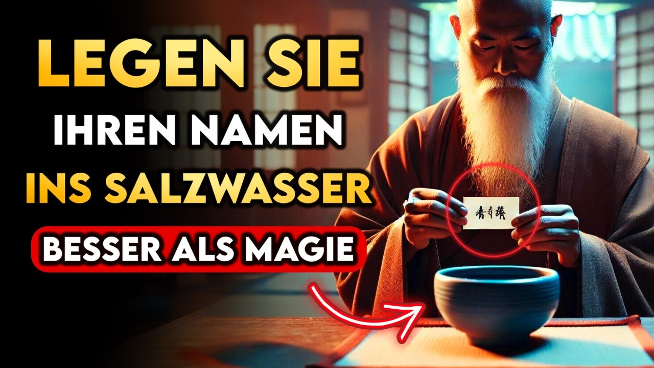 Legen Sie Ihren NAMEN ins SALZWASSER und ziehen Sie alles an, was Sie sich wünschen | BUDDHISMUS