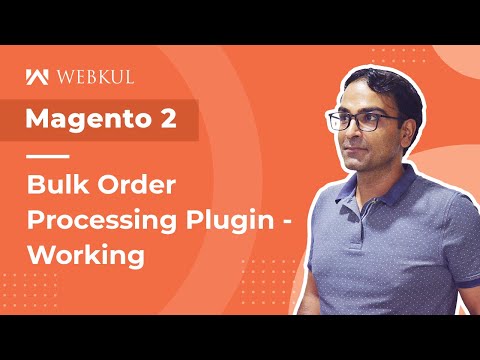 Magento 2 Bulk Order Processing Plugin - Working