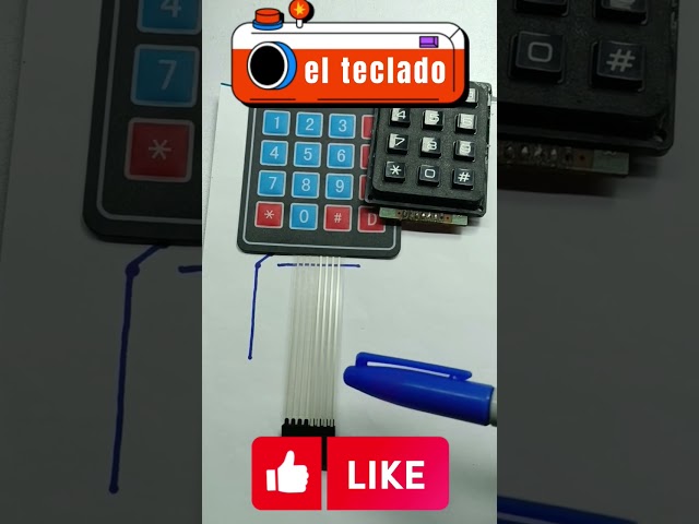 Vídeo relacionado con Aihasd 4 * 3 12 Llaves Teclado Teclado de microcontrolador Módulo de Teclado Matrix Array Switch