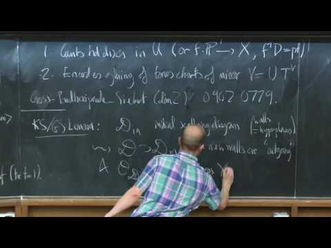 Cluster algebras and Mirror Symmetry - P. Hacking - Lecture 05