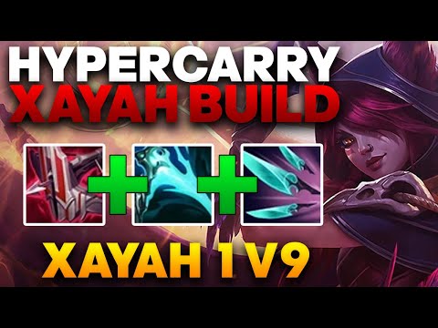THIS NEW XAYAH BUILD MAKES HER A HYPERSCALING MONSTER - Xayah ADC Gameplay