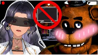 I PLAY FNAF BUT I CAN'T SEE THE SCREEN🙈🎮 CHAT BACKSEATING!【NIJISANJI EN | Scarle Yonaguni】