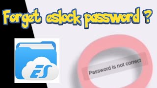 Forget eslock password ??! HERE IS THE SOLUTION.(zip file)