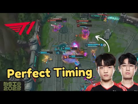 Keria saves Zeus at very last second #t1 #keria #faker #zeus #msi