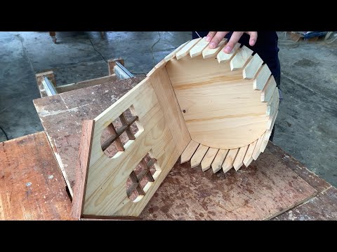 With Skillful Hands, The Craftsman Created a Beautiful Flower Basket with a Unique Window Design