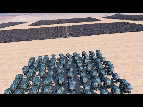 100 Mech Walkers Vs 60.000 Persians - Ultimate Epic Battle Simulator