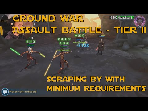 Ground War - Assault Battle, Tier II - Star Wars Galaxy of Heroes