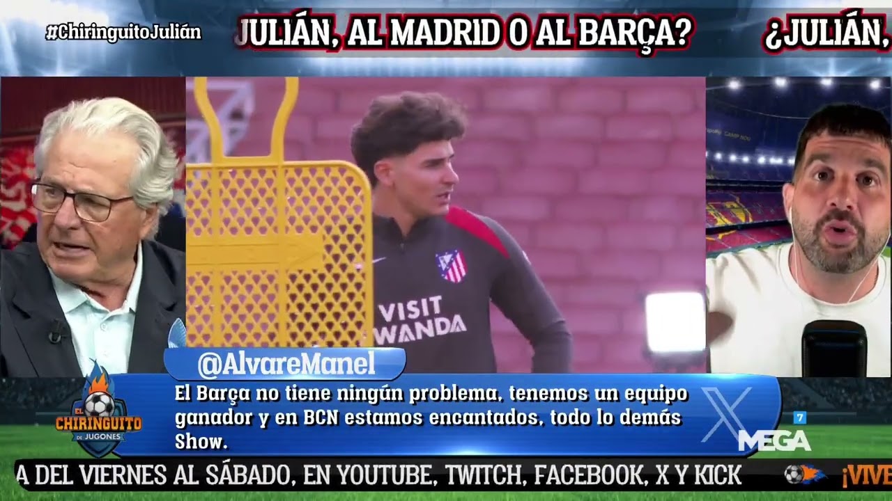 JOSÉ ÁLVAREZ Y JOTA JORDI NO se CREEN la OFERTA del MADRID por JULIÁN