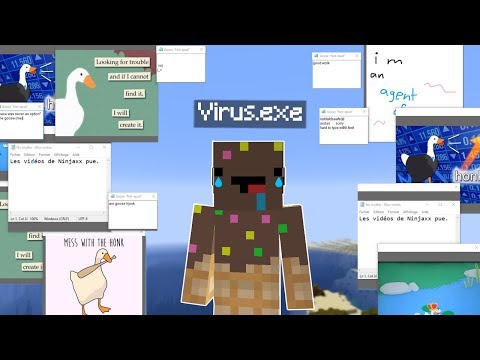 Minecraft mais j'ai installé un Virus très chiant.. (j'ai ragé)