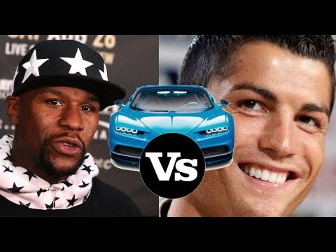 Floyd Mayweather BEAT by Cristiano Ronaldo at Buying New Bugatti Chiron priced at 2.65 MILLION