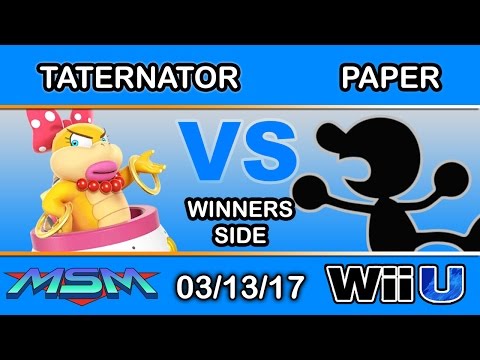 MSM 89 - Ronin R5 | Taternator (Wendy) Vs. Paper (Mr. Game & Watch) Winners Side - Smash Wii U