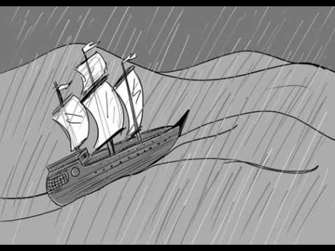 The Sailor Dog Short Film Animatic, storm sequence