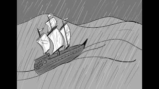 The Sailor Dog Short Film Animatic, storm sequence
