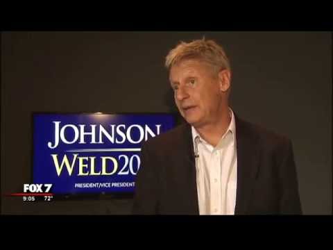 Libertarian presidential candidate Gary Johnson holds rally in Austin | 9/2016
