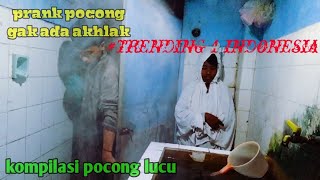 Download lagu Prank Pocong Terlucu - Gak punya Akhlak mau Ketawa takut dosa  || funny ghost prank || prank pocong mp3