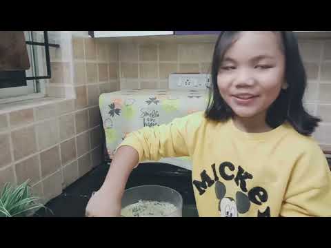 Dorcas made Vanilla Cake when she was 7 years old ..  #Vanilla Cake