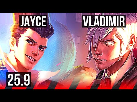 JAYCE vs VLADIMIR (TOP) | EUW Grandmaster | 25.9