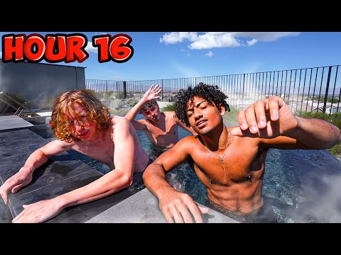 LAST TO LEAVE HOT TUB WINS $10,000!