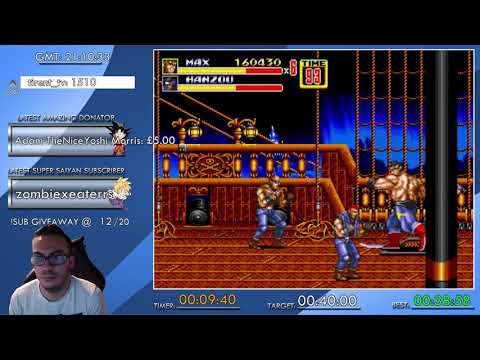 Streets of Rage 2 - Speed Run - Max - Normal: 00:38:52